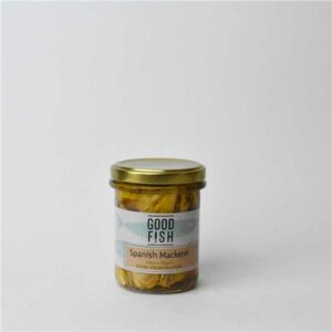Good Fish Spanish Mackerel in Extra Virgin Olive Oil Jar 195g