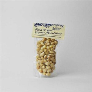 Hand 'n' Hoe Macadamia Nuts Roasted Salted 200g Certified Organic