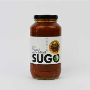 Spiral Pasta Sauce Sugo  Garlic Basil Certified Organic 709g