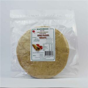 Natureen Wraps Spelt Stoneground 5 Pack 220g