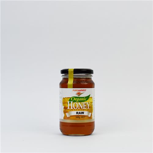 Pure Harvest Honey Raw 500g
