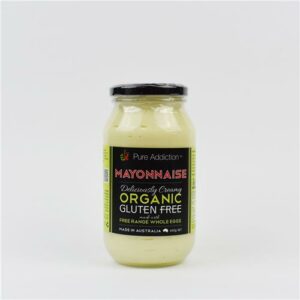 Pure Addiction Mayonaise Gluten Free 440g Certified Organic