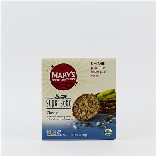Mary's Gone Crackers Super Seed Crackers Classic 155g