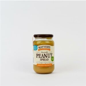 Mayvers Peanut Spread Smooth Cerified Organic 375g