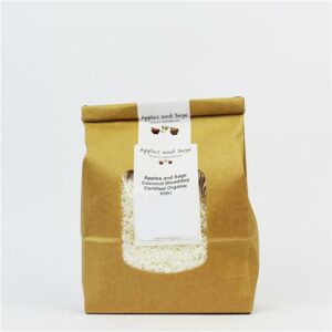 A&S Coconut Shredded Certified Organic 500g