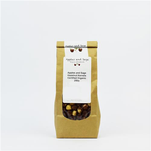 A&S Hazelnut Kernels Raw Certified Organic 250g