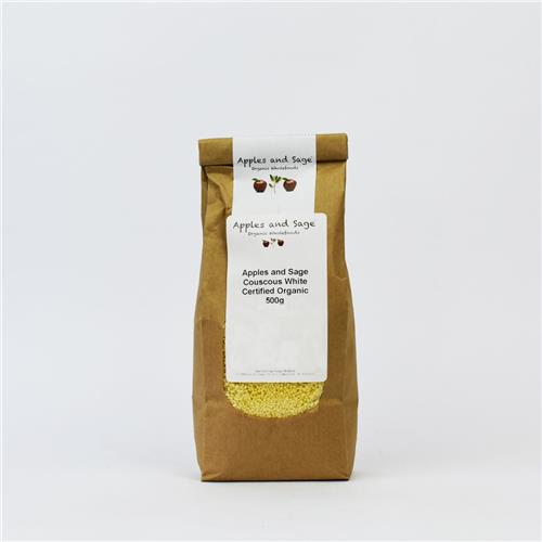 A&S Couscous White Certified Organic 500g