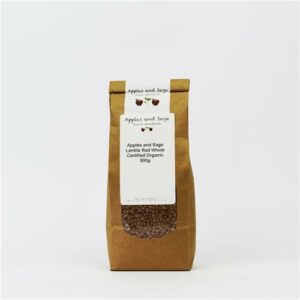 A&S Lentils Red Whole Certified Biodynamic 500g