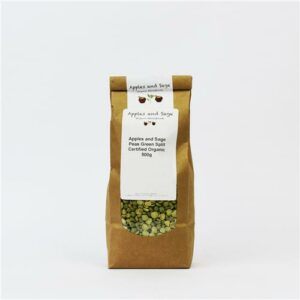 A&S Peas Green Split Certified Organic 500g