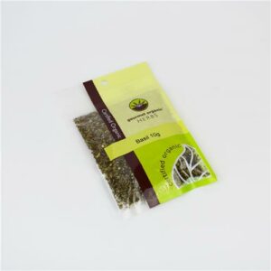 Gourmet Organic Basil Dried Sachet 10g