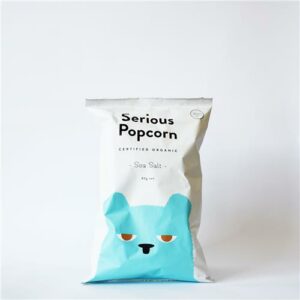 Serious Popcorn Sea Salt 70g Certified Organic