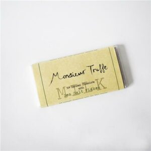 Monsieur Truffe Milk 36% Caramel and Sea Salt Flakes  90g