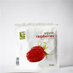Viking Raspberries Frozen 400g Certified Organic