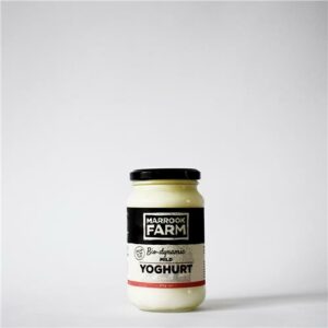 Marrook Farm Yoghurt Mild Natural 375g Certified Organic