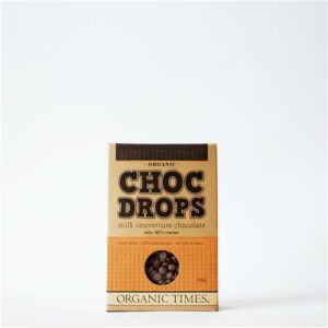 Organic Times Choc Drops Milk 200g Certified Organic