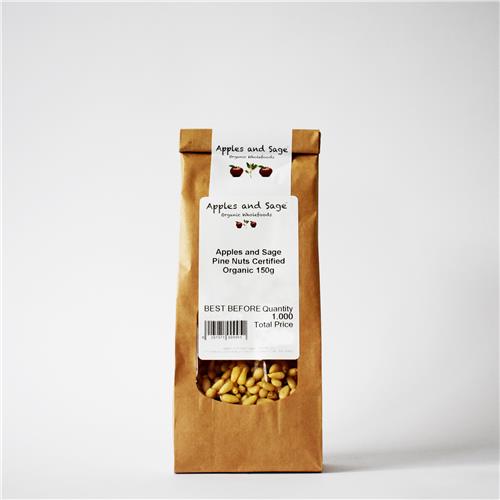A&S Pine Nuts Certified Organic 150g