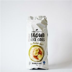 Ceres Brown Rice Cakes No Added Salt 110g Certified Organic