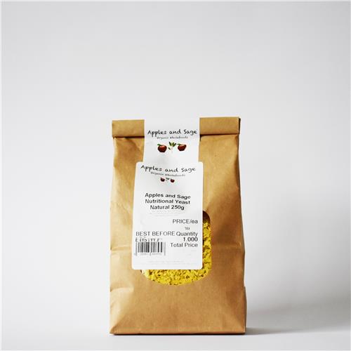 A&S Nutritional Yeast Natural 250g