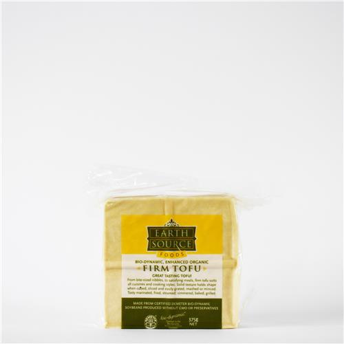 Earth Source Tofu Firm 375g Biodynamic