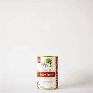Global Organics Lentils Brown 400g