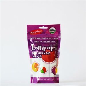 Koochikoo Organic No Sugar Lollipops 4 Flavours 60g