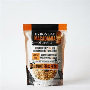 Byron Bay Macadamia Muesli Almond Fig Pear 450g