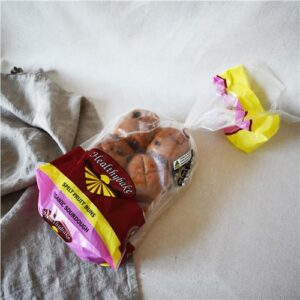 Healthybake Spelt Sourdough Fruit Buns 6 Pack 500g
