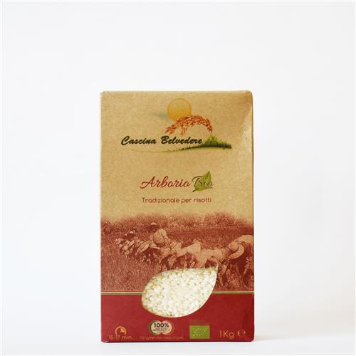 Cascina Belvedere Rice Arborio Certified Organic 1kg.