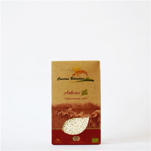 Cascina Belvedere Organic Arborio Rice 500g.