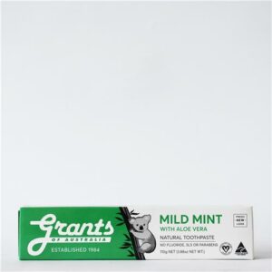 Grants Toothpaste Mild Mint with Aloe Vera 110g