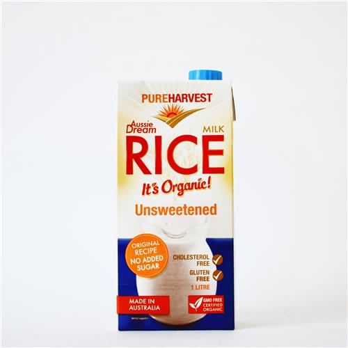 Pure Harvest Rice Milk Natural 1L