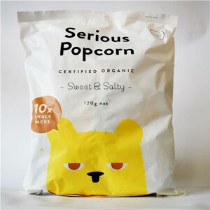 Serious Popcorn Sweet & Salty Multipack 10 X 12g Certified Organic