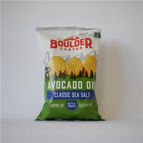 Boulder Canyon Avocado Oil Potato Chips Sea Salt 148g