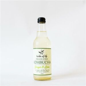Herbs of Life Kombucha Ginger and Lime 330ml Certified Organic