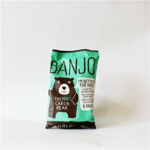 The Carob Kitchen Banjo Bear Mint 8 Pack 120g