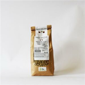 A&S Lentils Green Whole Certified Organic 500g