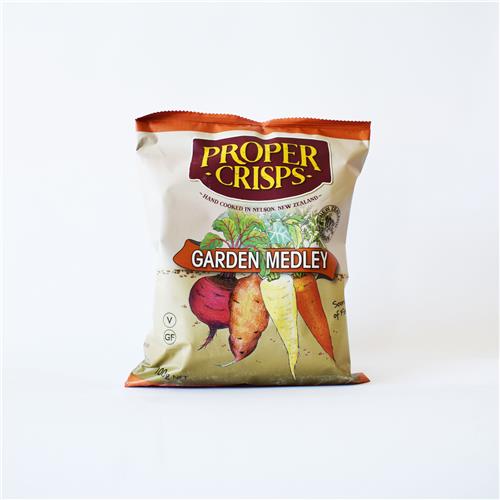 Proper Crisps Garden Medley 100g