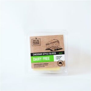 Dairy-Free Down Under Cheddar Style Slices 200g.