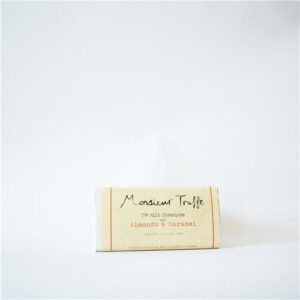Monsieur Truffe Milk 32% Caramel and Almonds Choc 90g