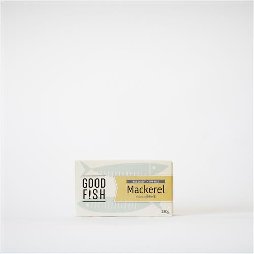 Good Fish Spanish Mackerel in Brine Can 120g