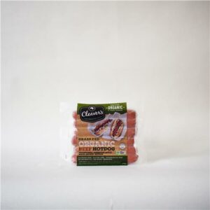 Cleavers  Hotdog Beef 275g Certified Organic