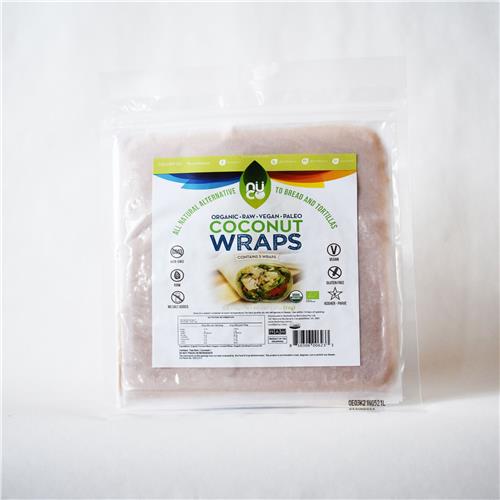Nuco Wrap Coconut Raw 70g Certified Organic