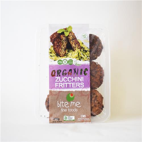 Bite Me Fine Foods Organic Zucchini Fritter 250g