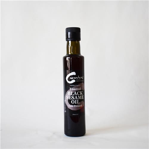 Carwari Sesame Oil  Black Toasted 250ml Certified Organic