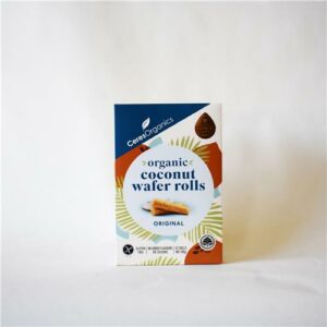 Ceres Organic Coconut Wafer Rolls Original 80g