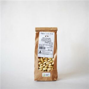 A&S Almonds Blanched Whole 250g