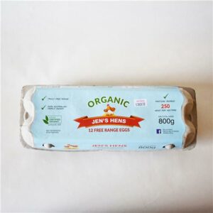 Jens Hens Eggs  800gm Cert Organic