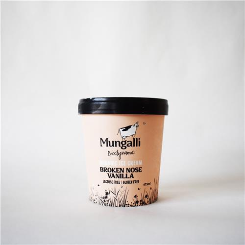 Mungalli Creek Icecream Vanilla 475ml