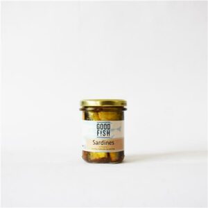 Good Fish Sardines in Extra Virgin Olive Oil Jar 195g