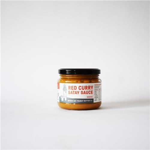 Byron Bay Peanut Butter Company Red Curry Satay Sauce 300ml